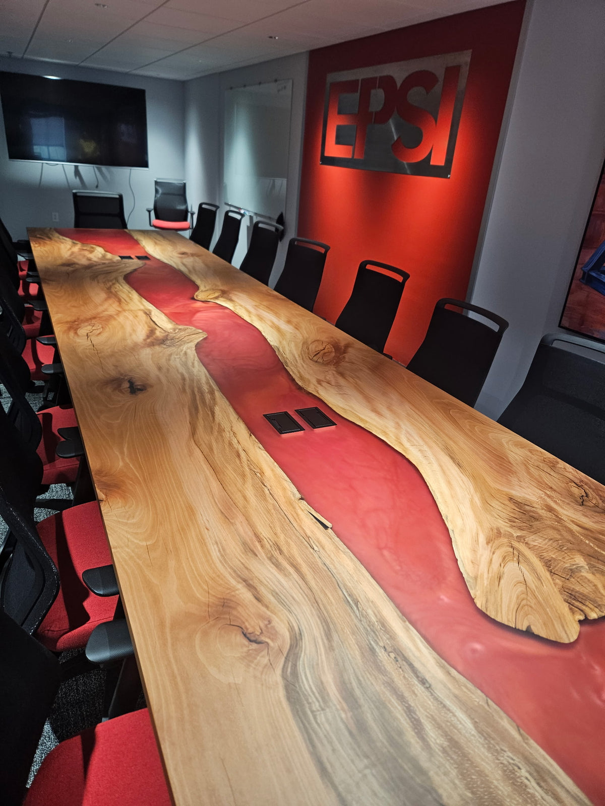 Sycamore Epoxy River Conference Table