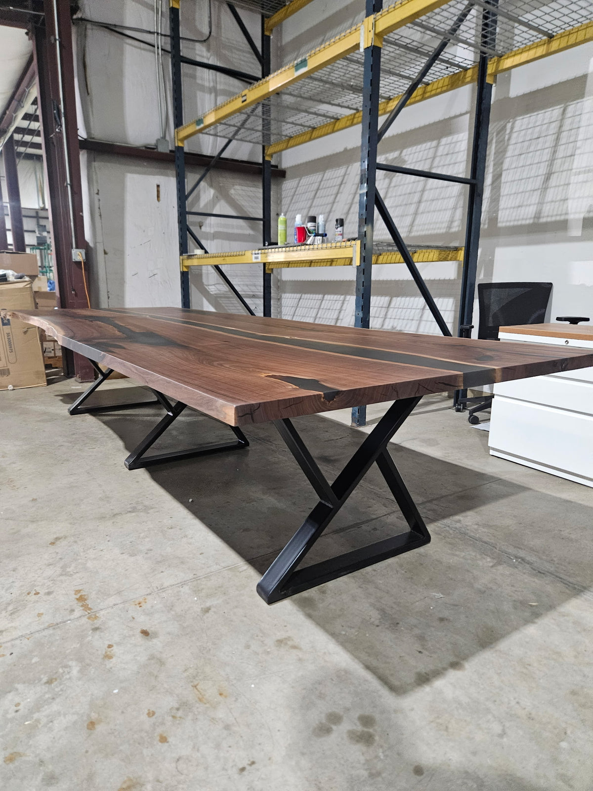 Black Walnut River Conference Table