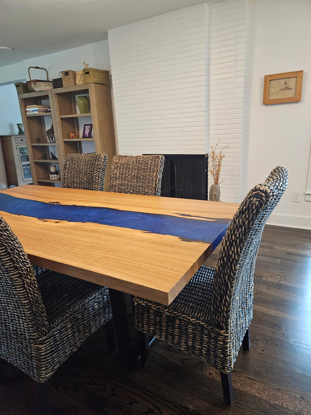 Elm Epoxy River Table