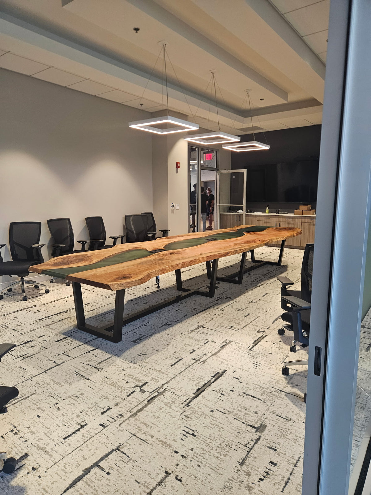 Sycamore Epoxy River Conference Table