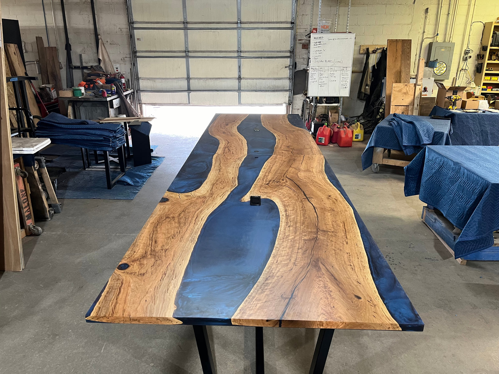 Cherry Epoxy River Conference Table