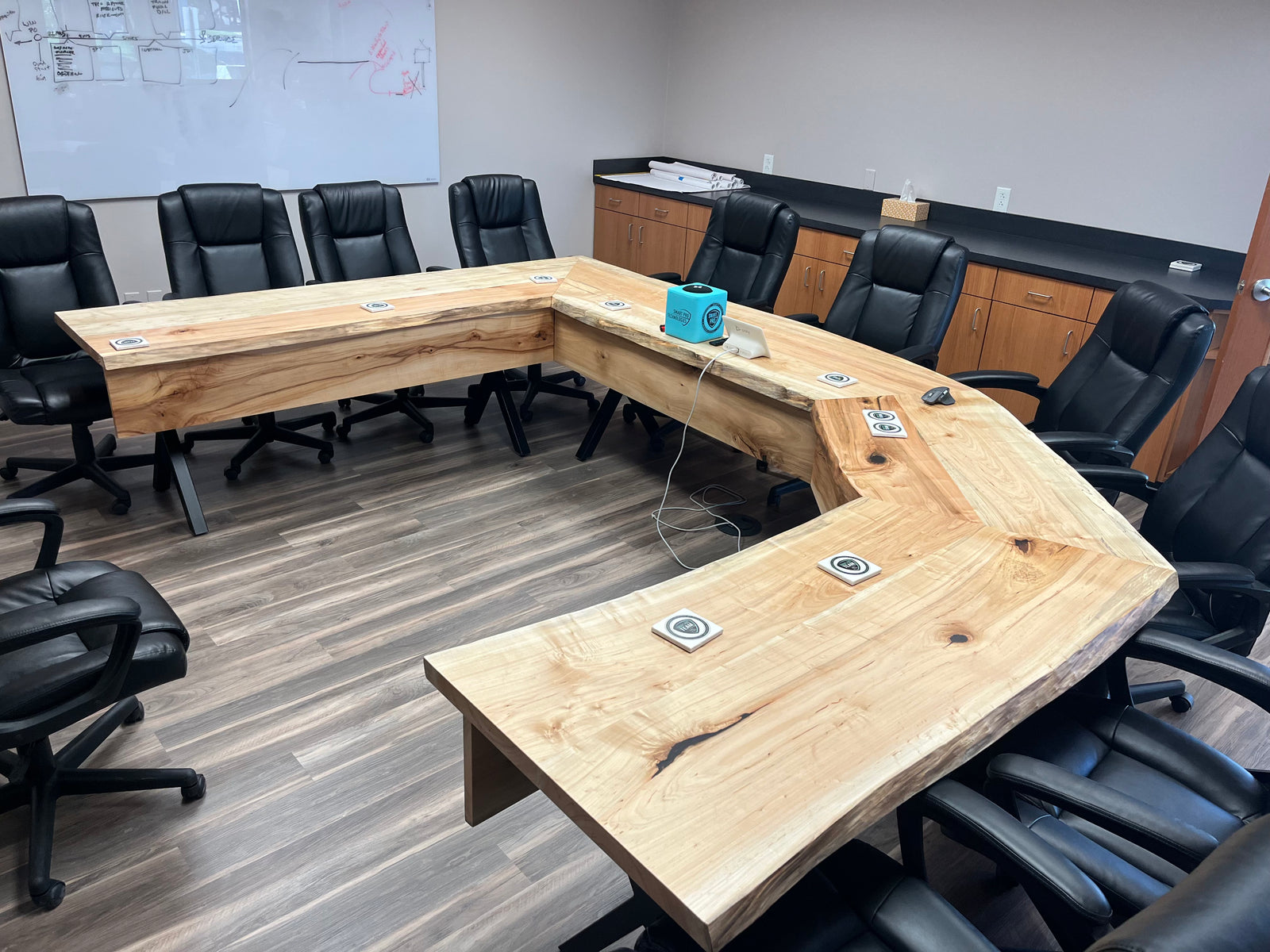Live Edge Maple Conference Table