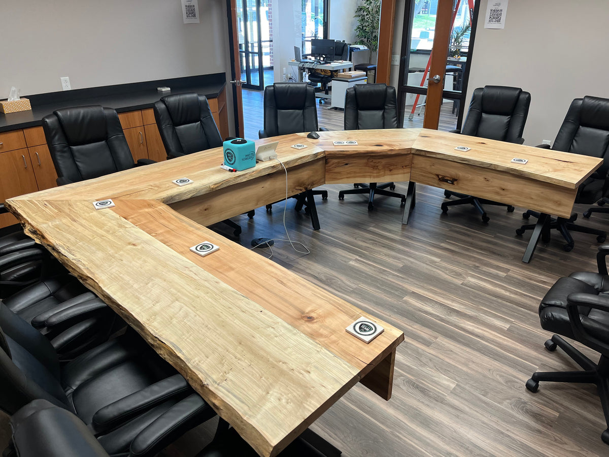 Live Edge Maple Conference Table