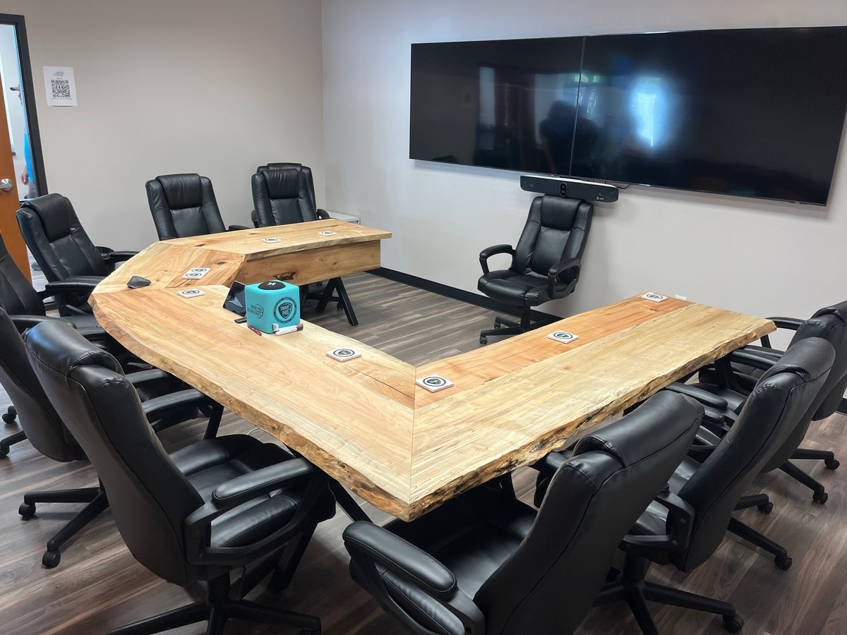 Live Edge Maple Conference Table