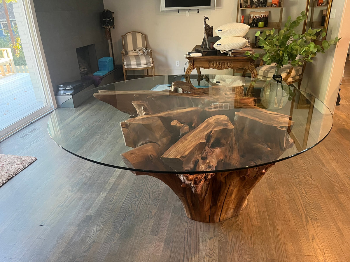 Walnut Rootball Dining Table