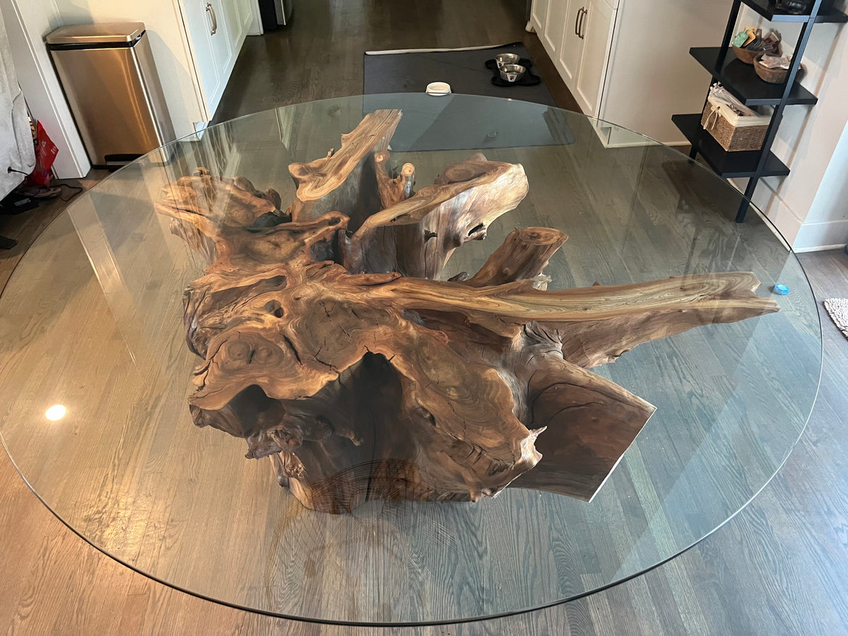 Walnut Rootball Dining Table