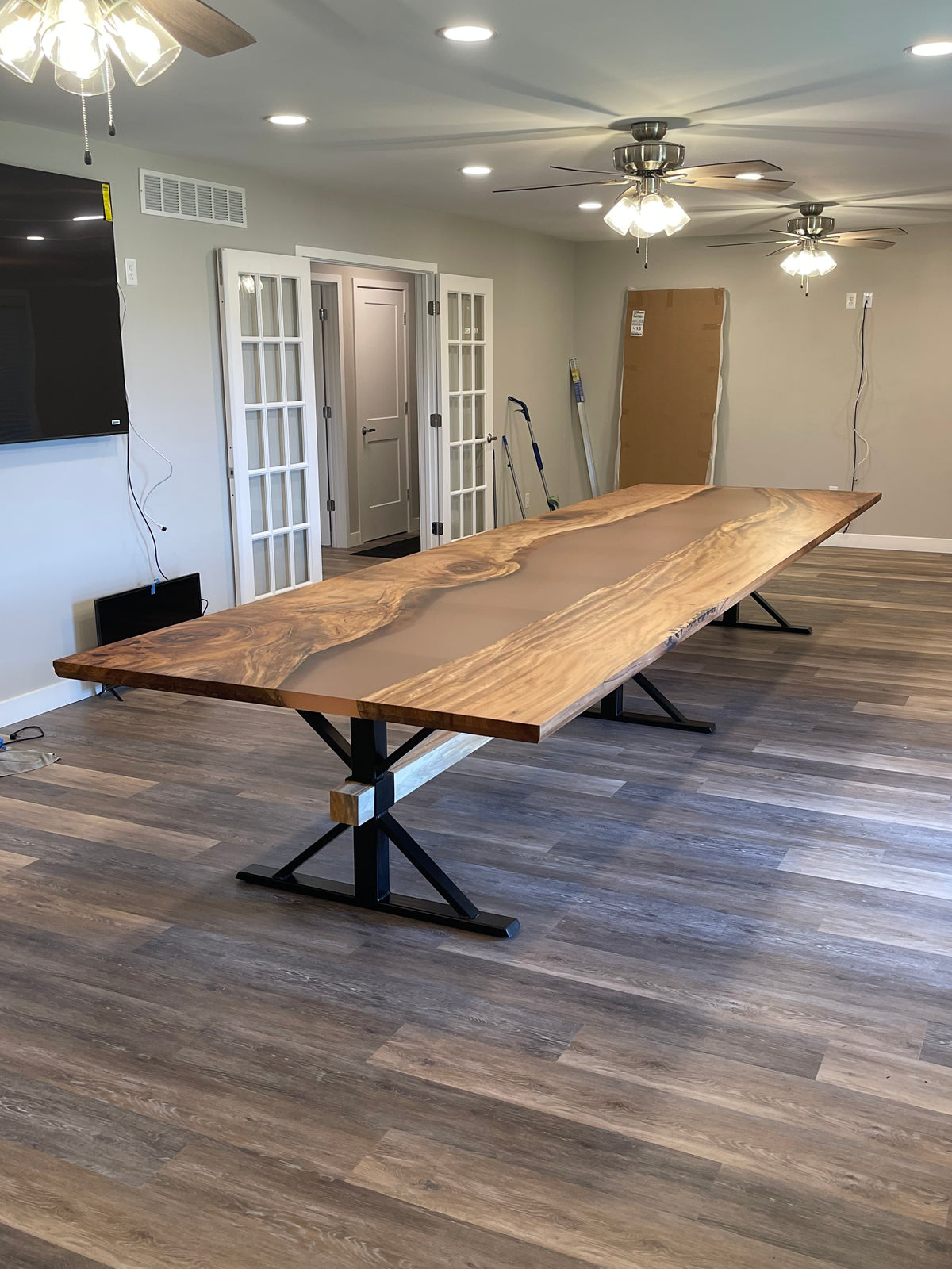 Sycamore Epoxy River Conference Table