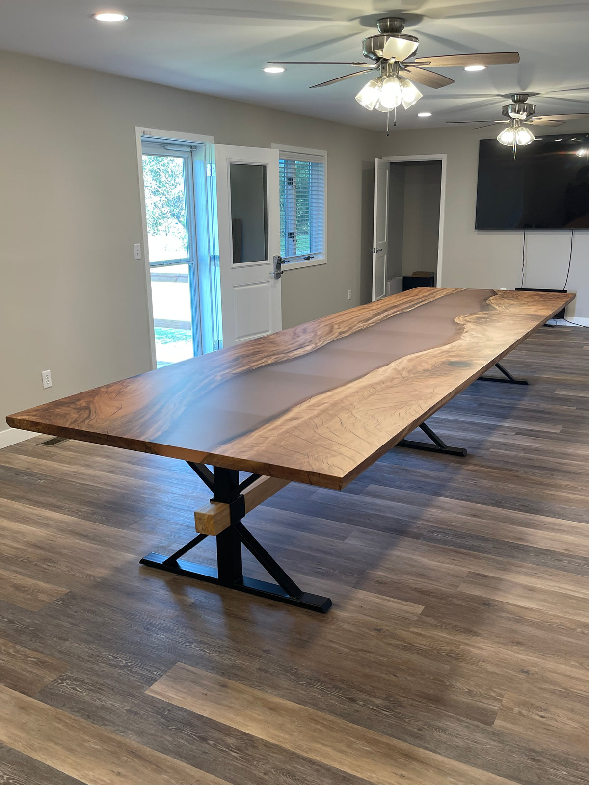 Sycamore Epoxy River Conference Table