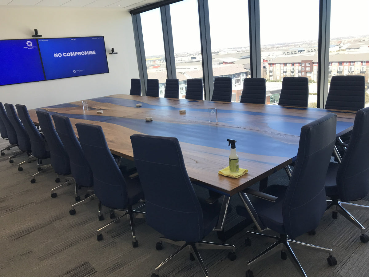 Epoxy River Conference Table