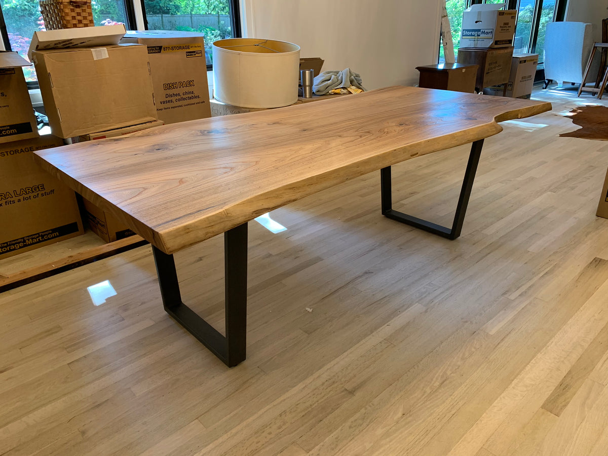 Live Edge Siberian Elm Table