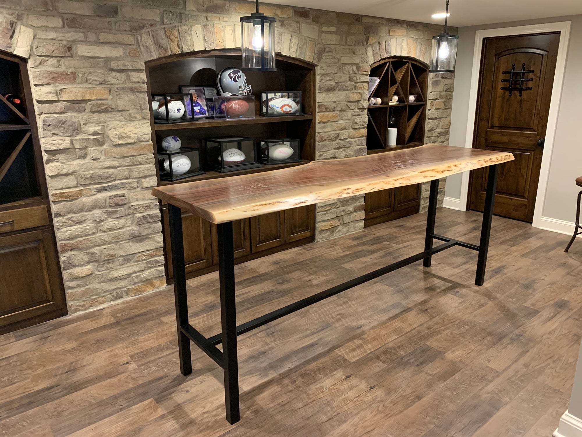 Ridgeview Live Edge Bar Table