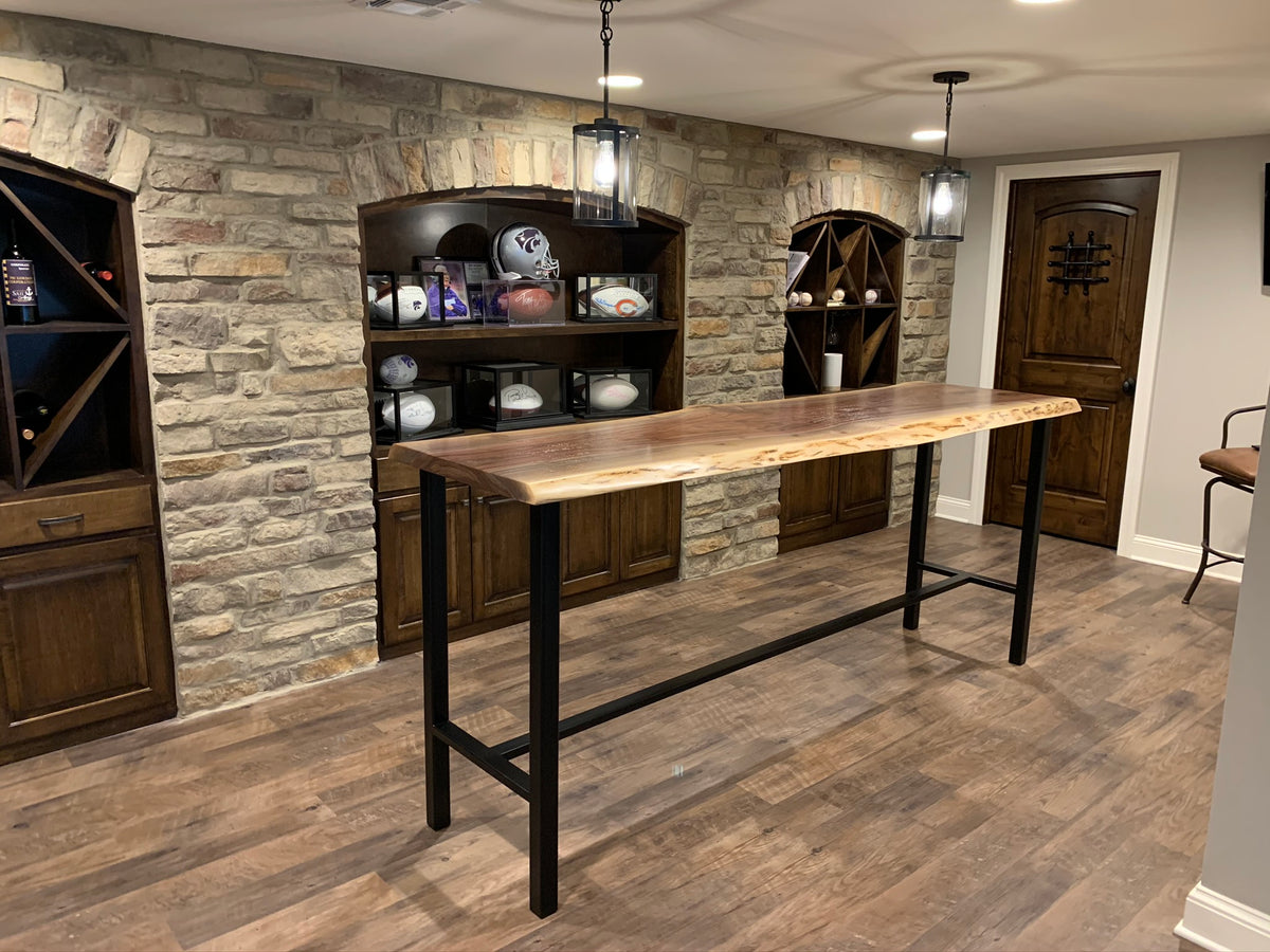 Ridgeview Live Edge Bar Table