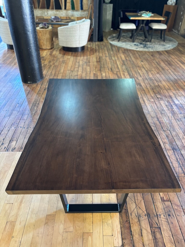 Live Edge Maple Dining Table