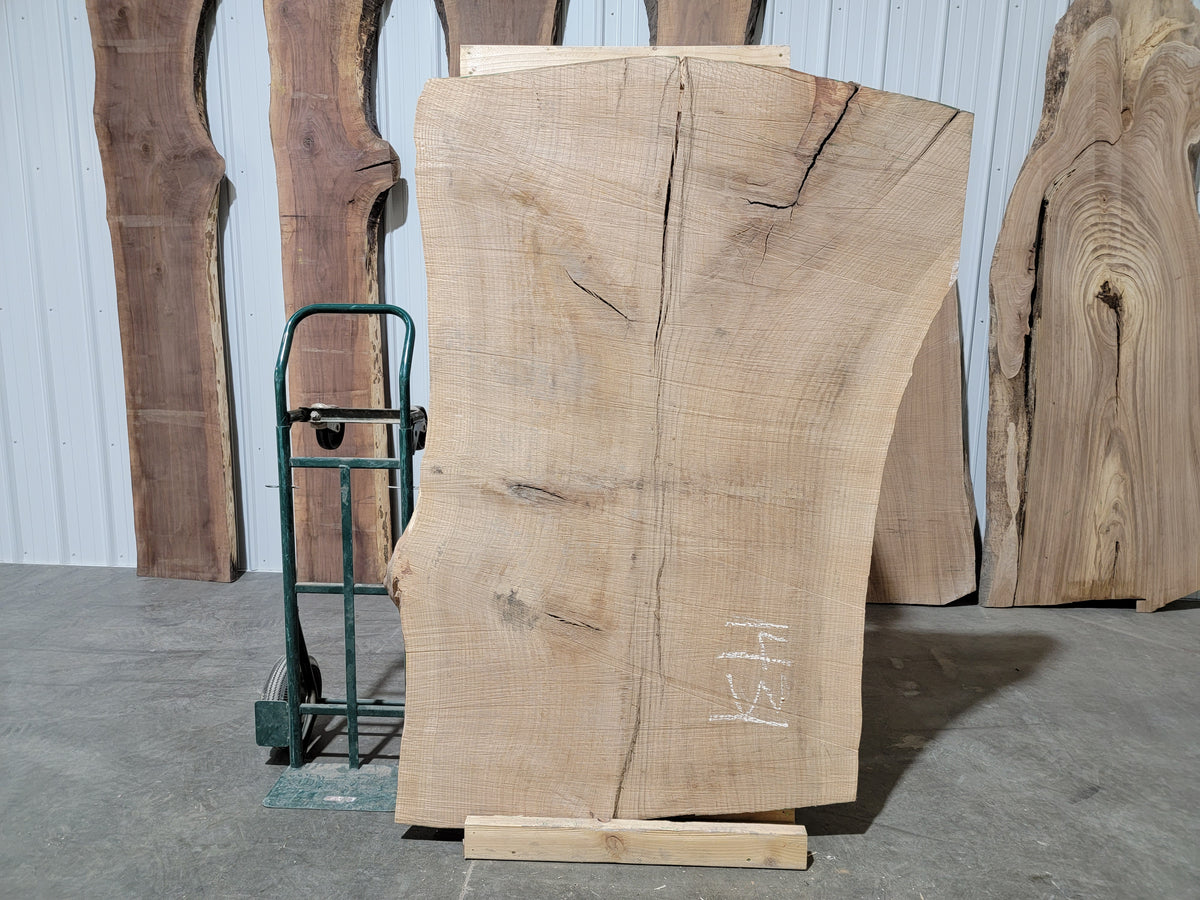 Pin Oak (1431) 65” L x 41-48” W x 2.75” T