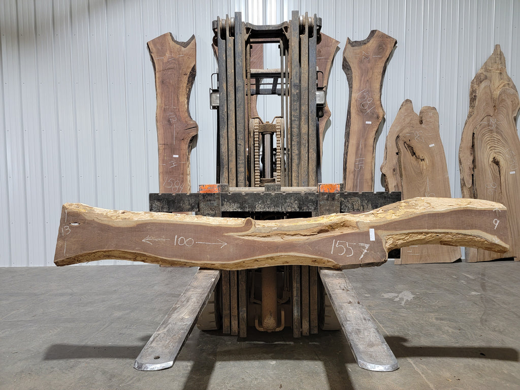 Osage Orange (1557) 100” L x 9-13” W x 2” T - KC Custom Hardwoods
