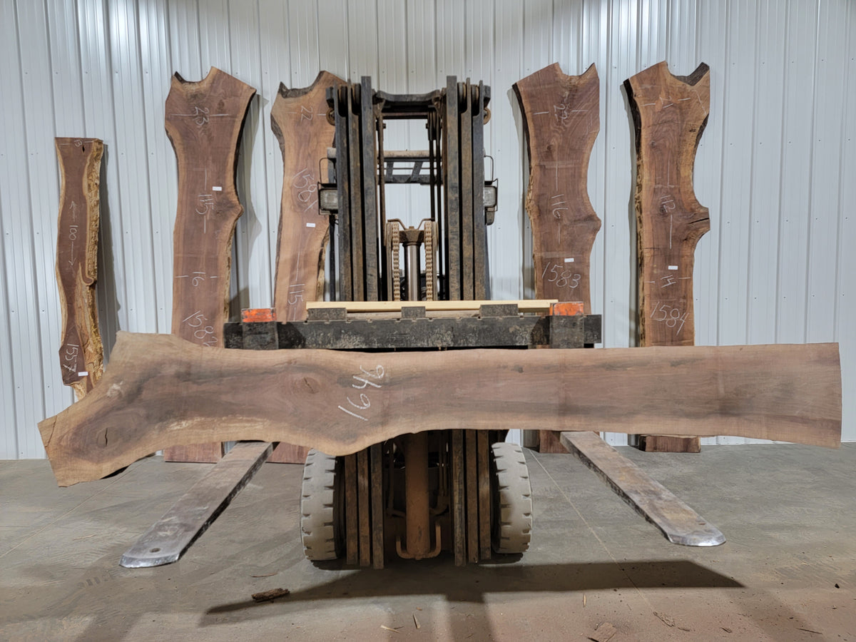 Black Walnut (1646) 108” L X 7-12” W X 1.75” T