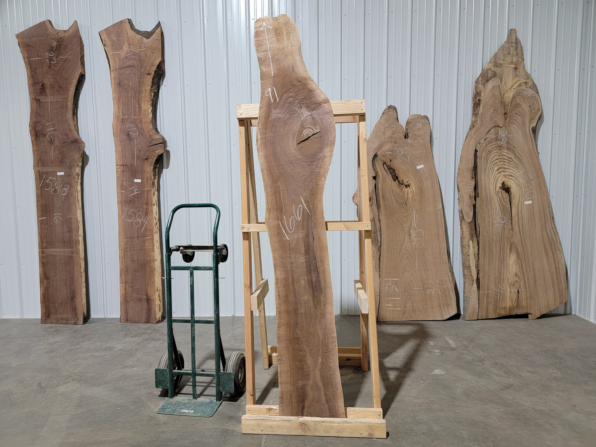 Black Walnut (1661) 76” L X 6-17” W X 1.5” T