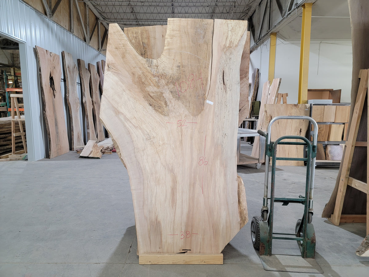 Maple (1084) 86" L x 38-52" W x 3" T