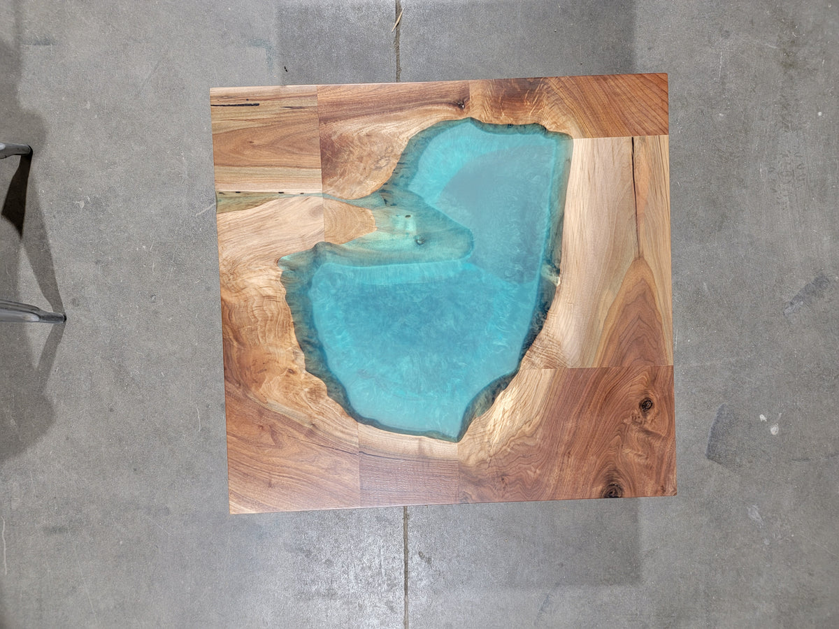 Black Walnut Epoxy Coffee Table