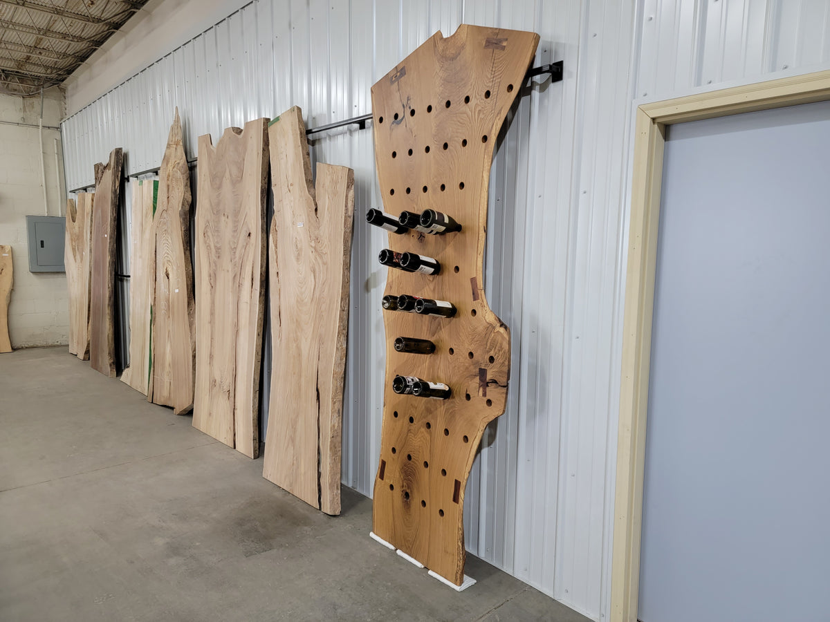 White Oak Wine Rack