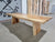 Live Edge Sycamore Dining Table on Cantalina Table Base