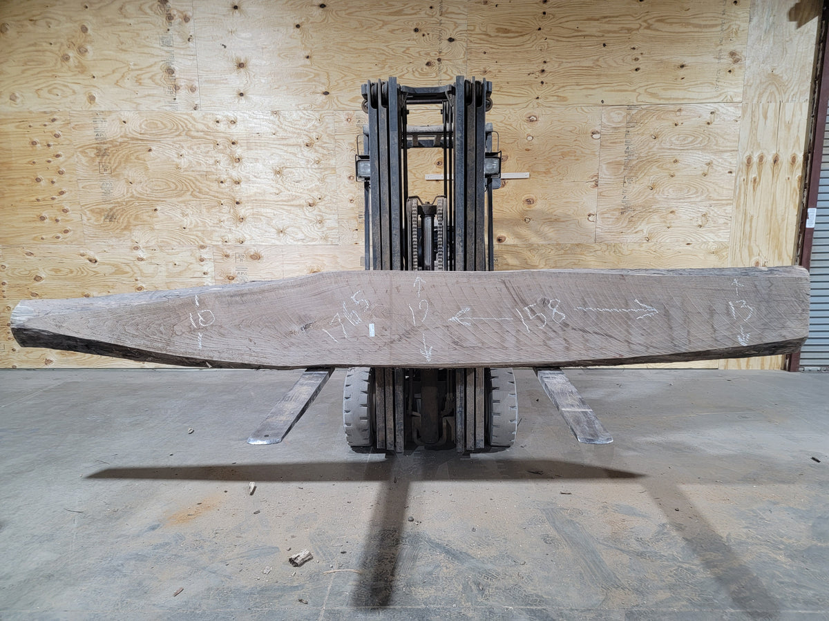 Black Walnut (1765) 158” L x 10-19” W x 3” T