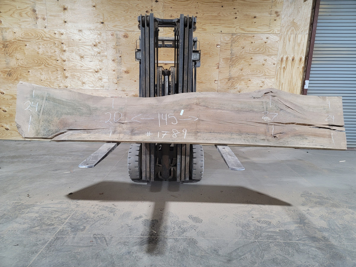 Sycamore (1789) 145” L X 20-27” W X 2.25” T