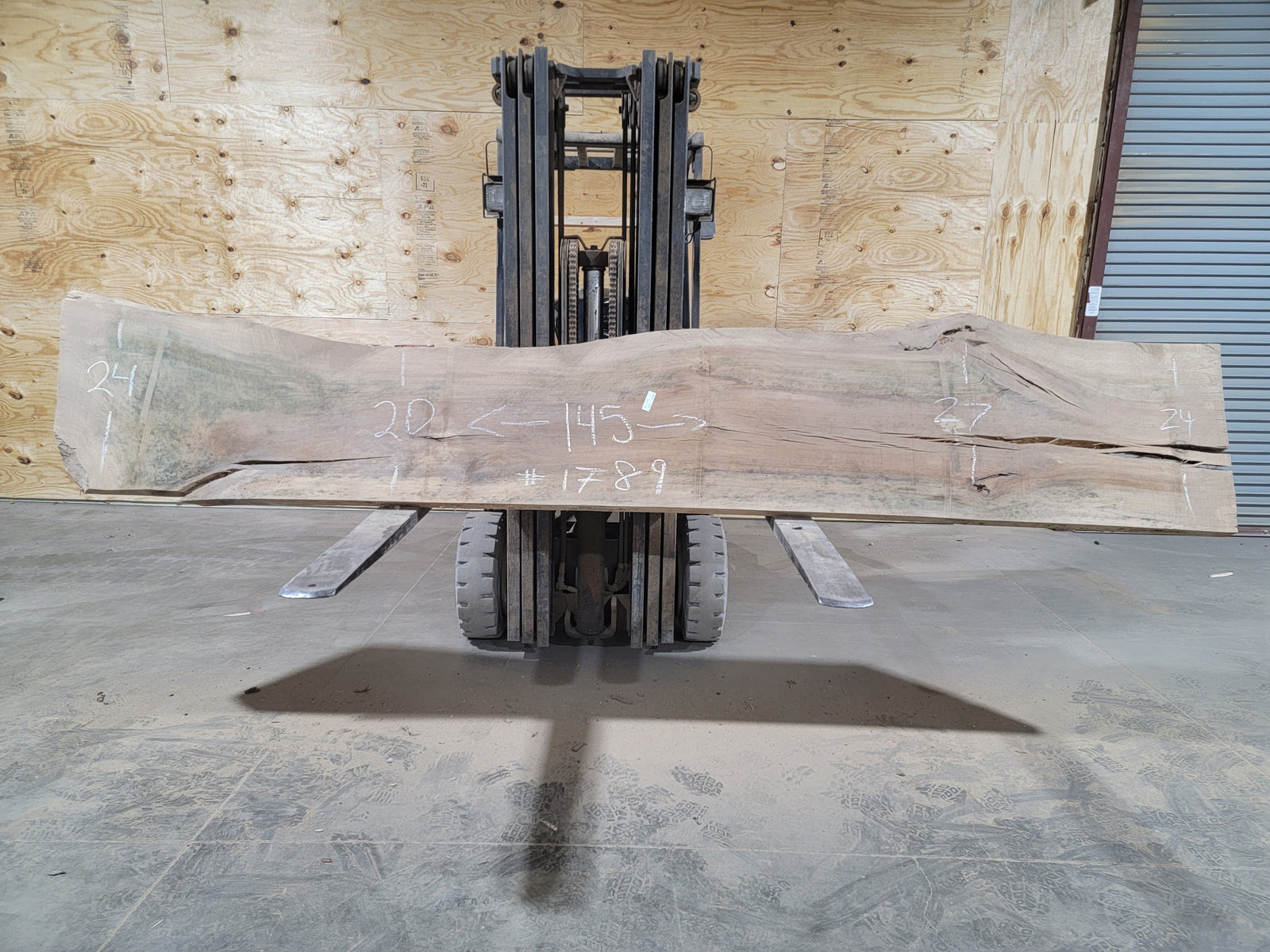 Sycamore (1789) 145” L X 20-27” W X 2.25” T