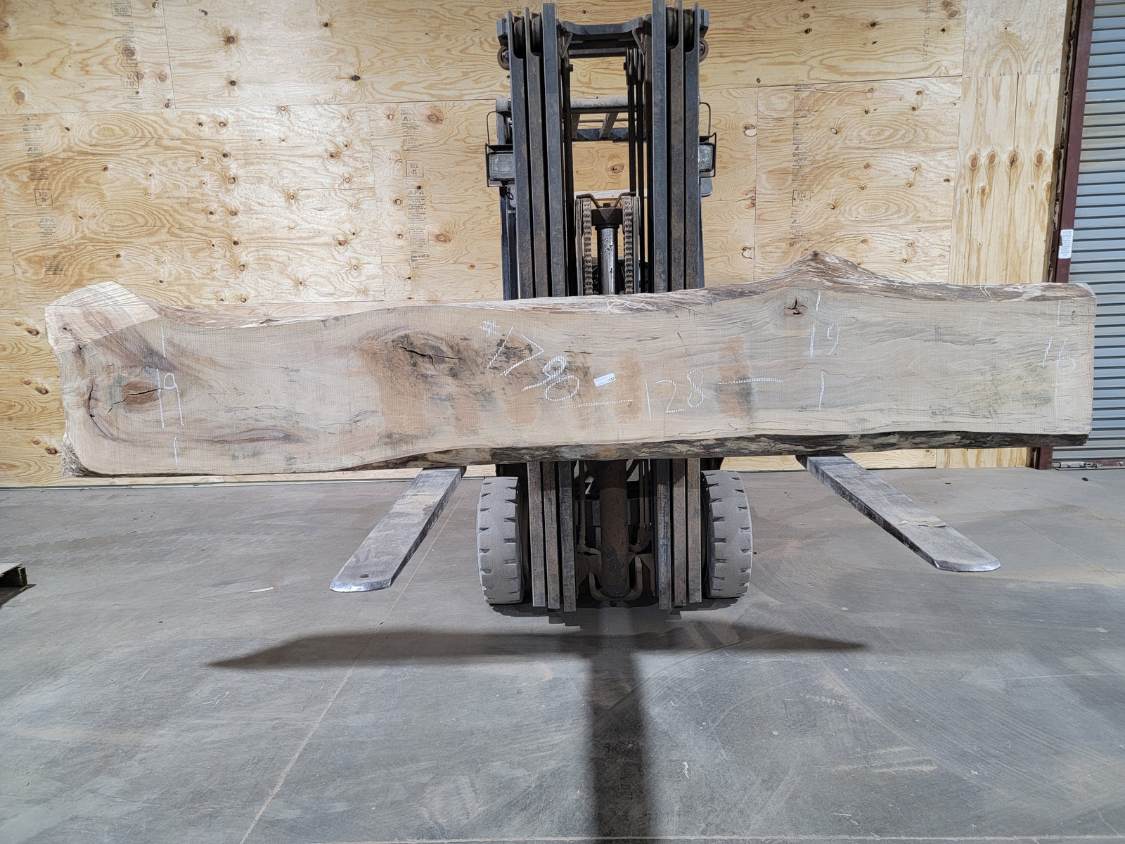 Sycamore (1790) 128” L X 16-19” W X 2.25” T