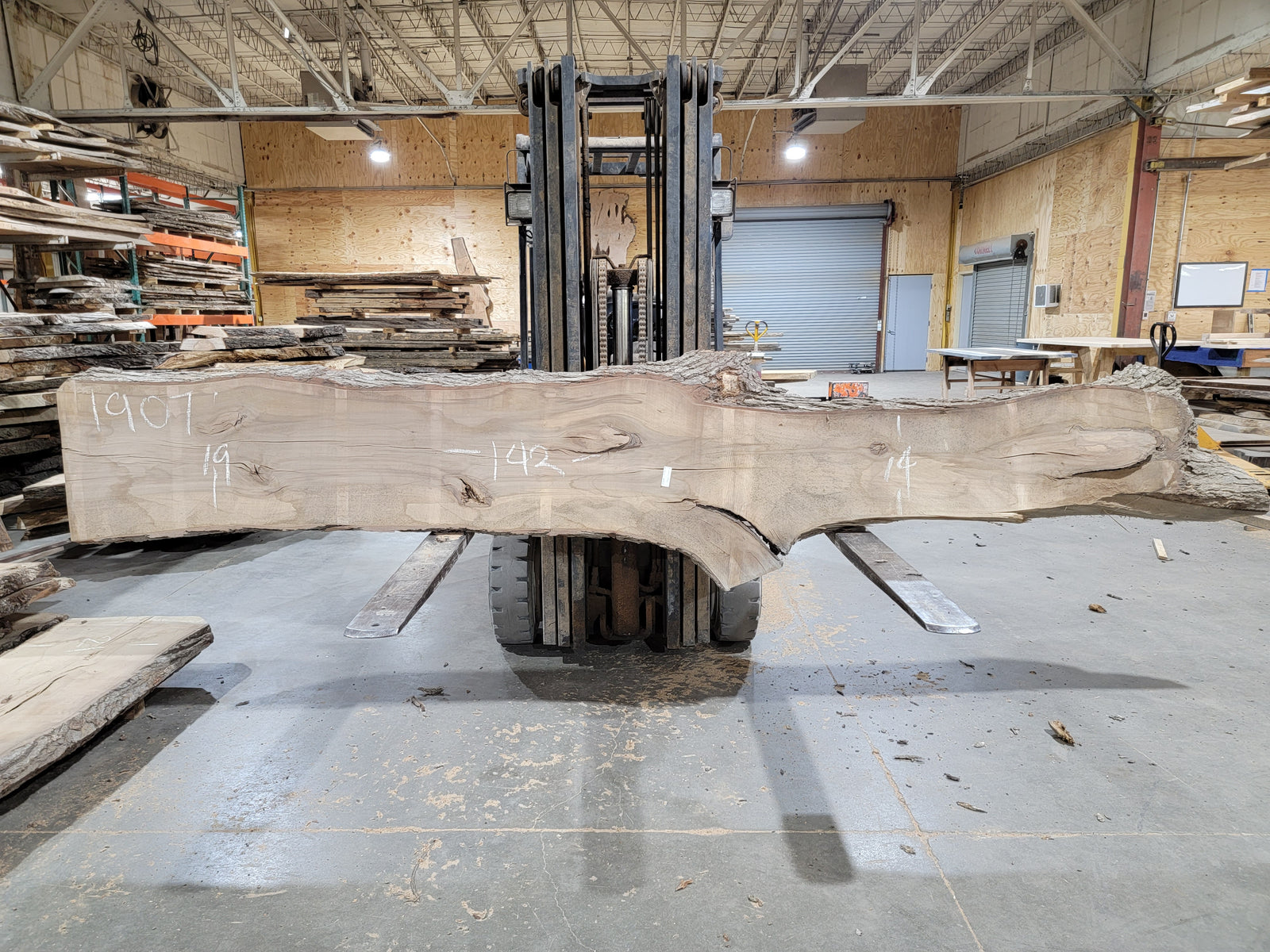 Sweet Gum (1907) 142" L x 14-19" W x 2.25" T