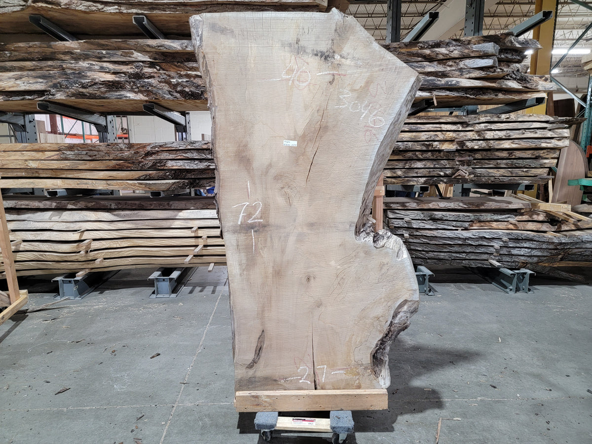 Maple (3046) 72&quot; L x 27-40&quot; W x 2.5&quot; T