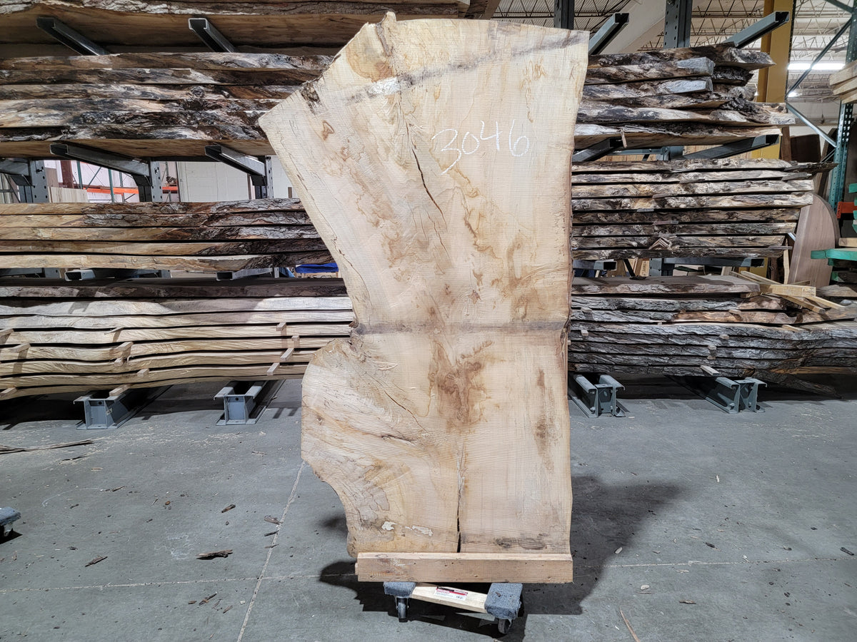 Maple (3046) 72&quot; L x 27-40&quot; W x 2.5&quot; T