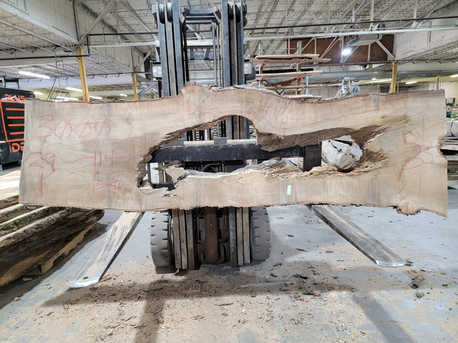 Sugar Maple (3000) 114" L x 29-35" W x 2.5" T