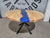 Maple Epoxy River Table with Blue Epoxy