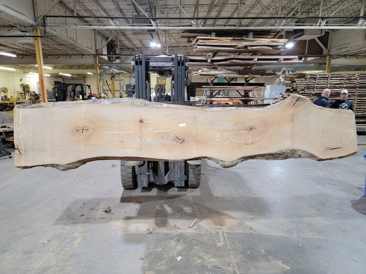 Sycamore  (3271) 133” L x 15-22” W x 2.5” T