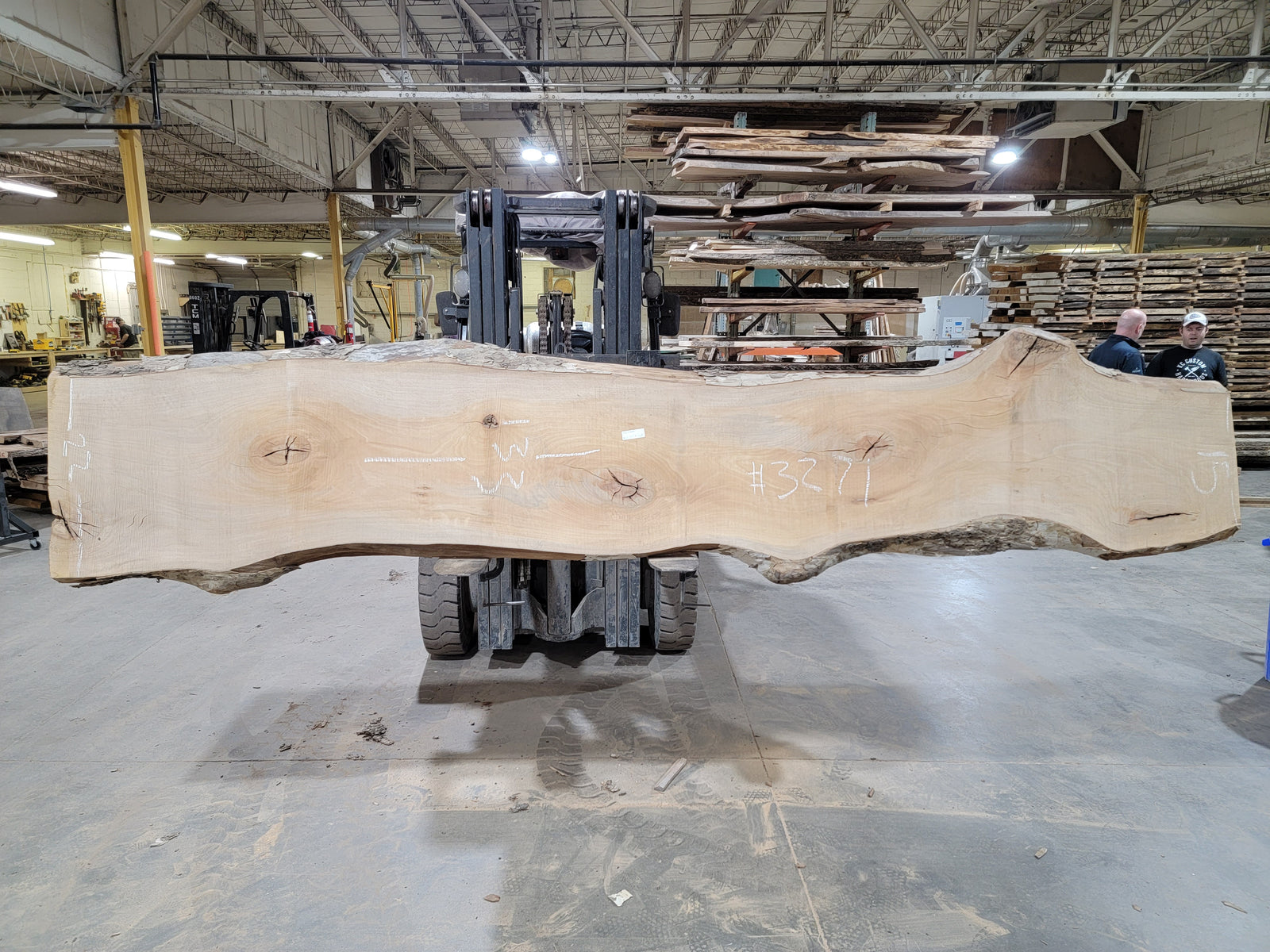 Sycamore  (3271) 133” L x 15-22” W x 2.5” T