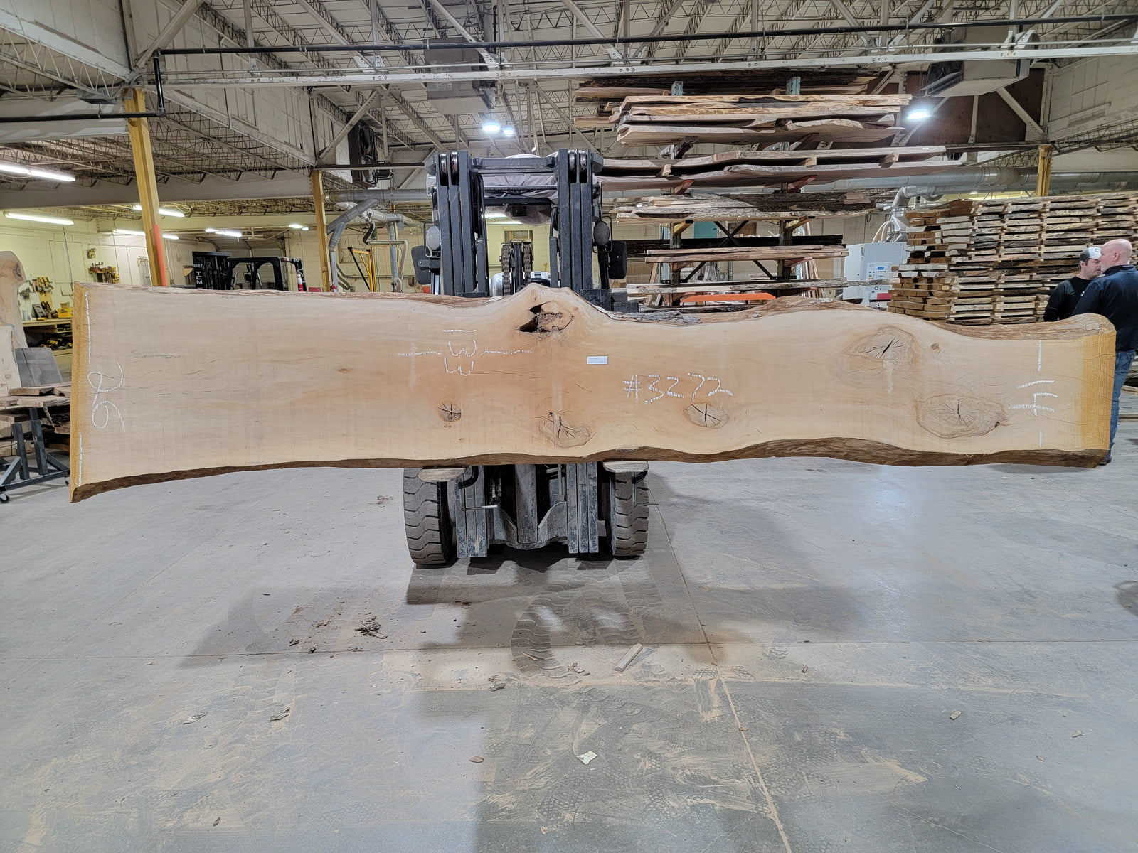 Sycamore  (3272) 133” L x 14-26” W x 2.5” T