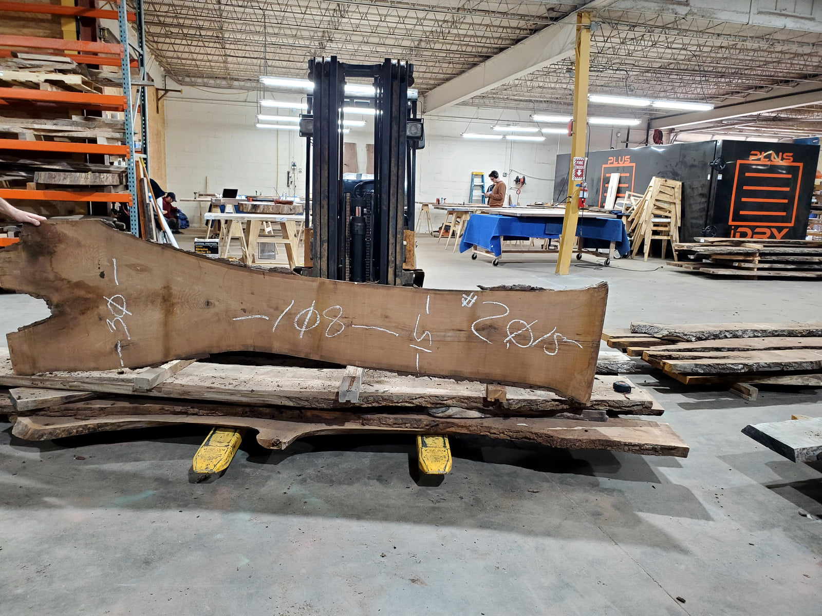 Black Walnut (2015) 108" L x 15-30" W x 2.25" T