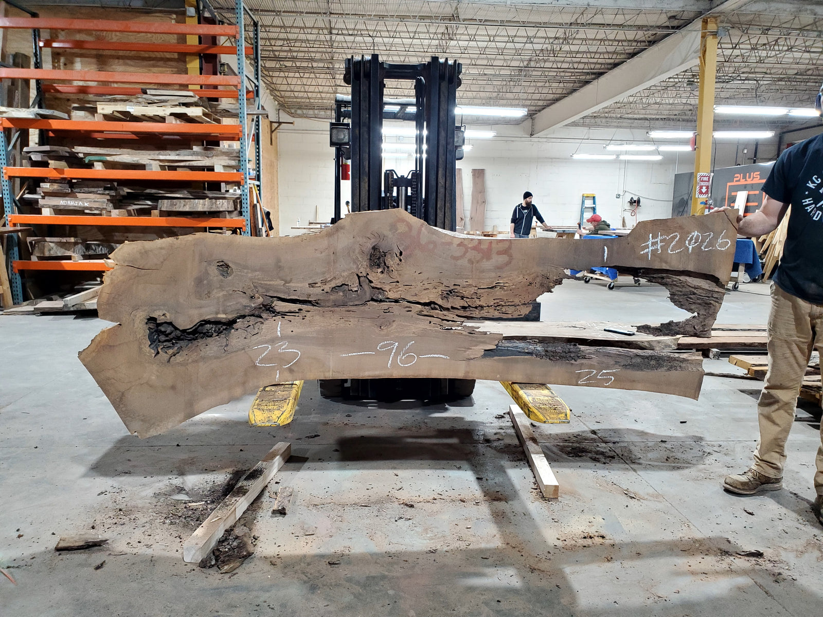 Black Walnut (2026) 96" L x 23-25" W x 2.5" T