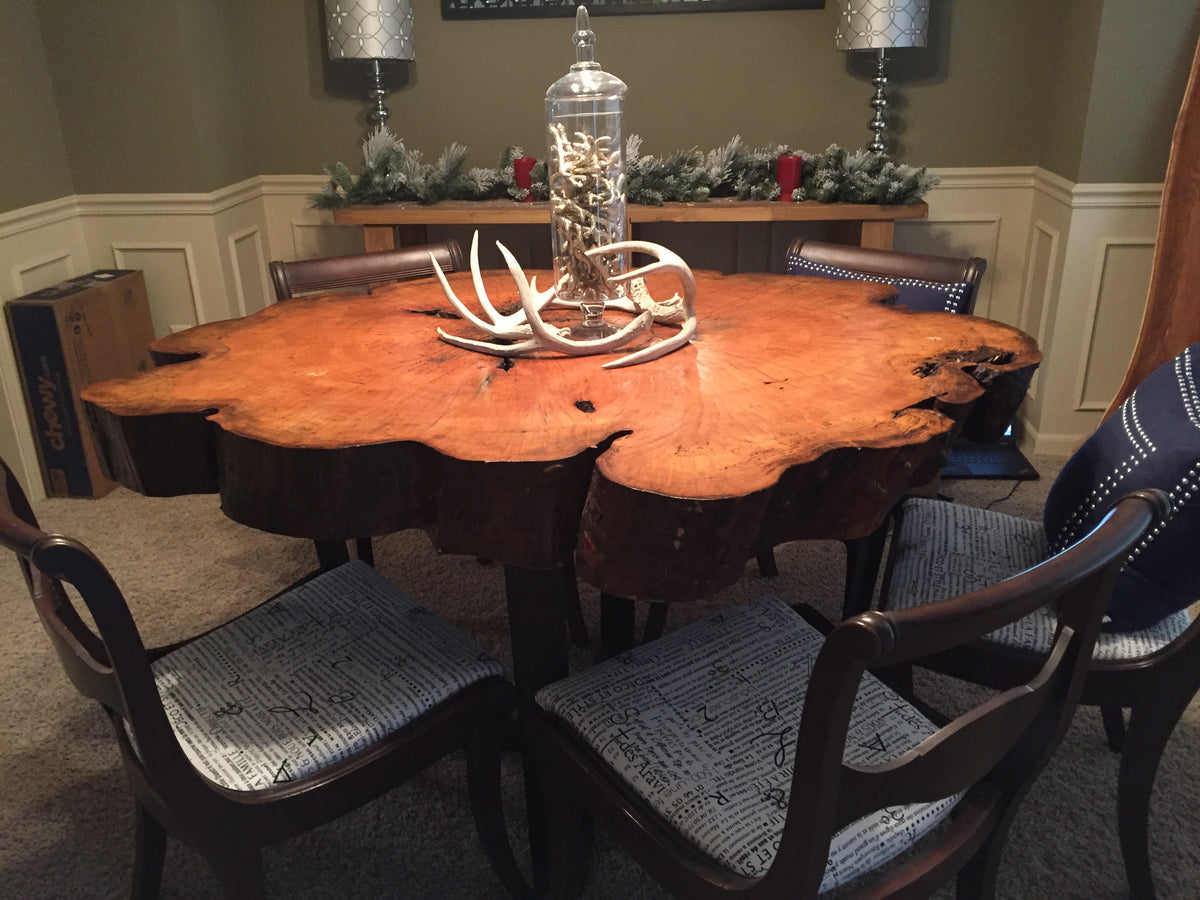 Maple Cross Cut Dining Table