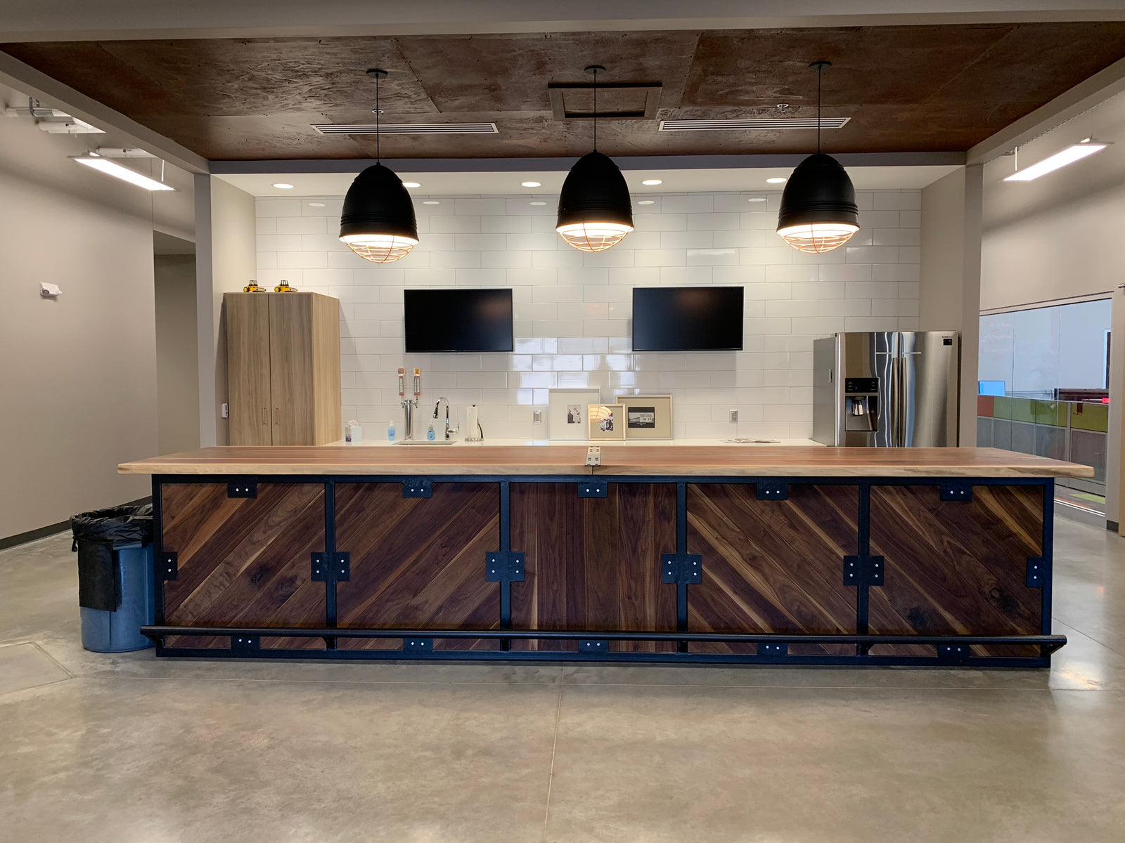 Walnut Breakroom Table