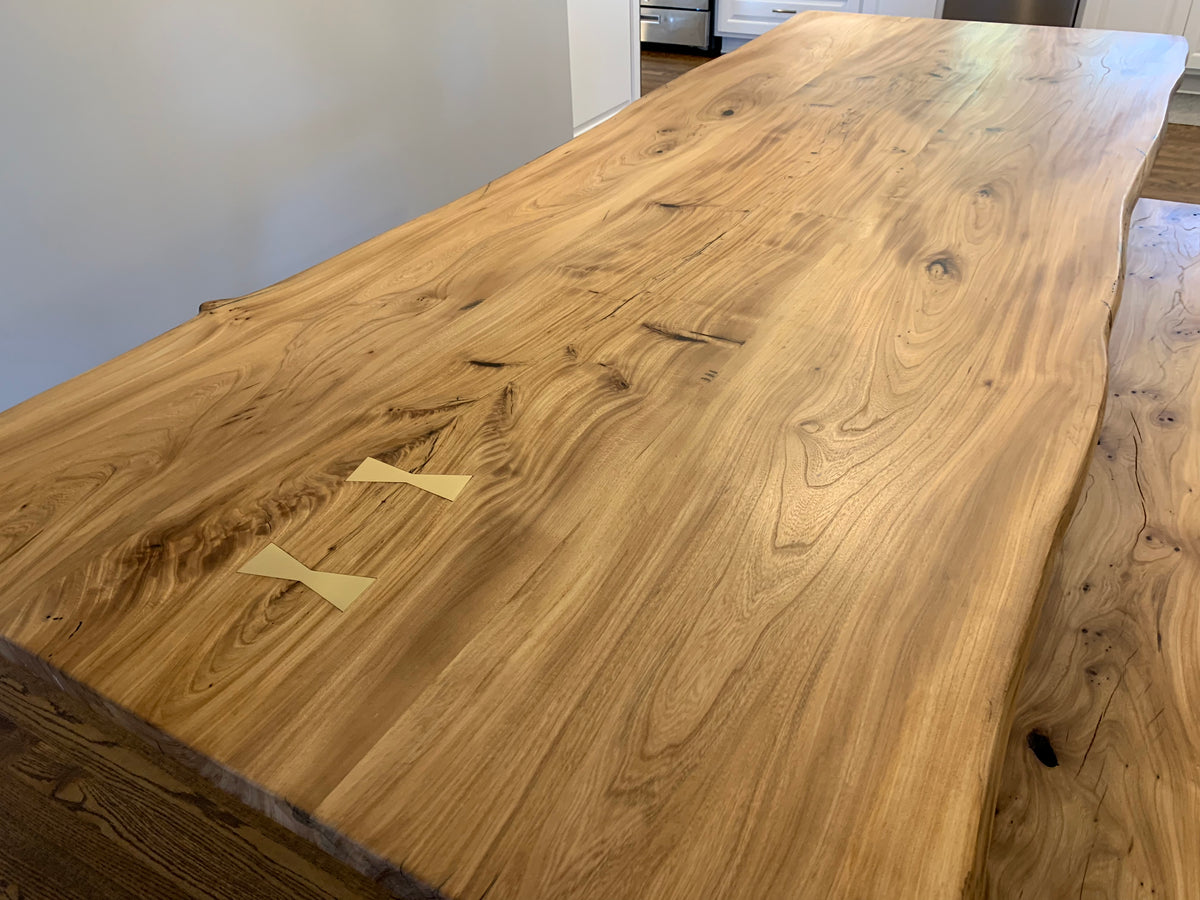 Live Edge Elm Dining Table