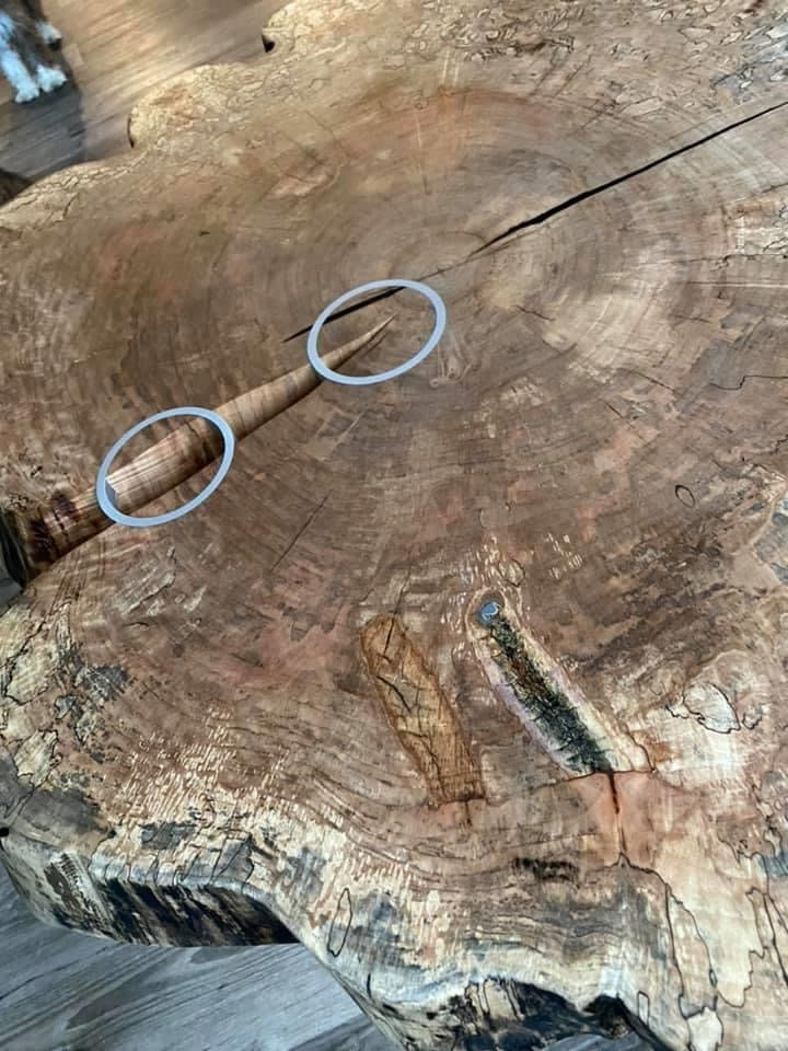 Maple Cross Cut Coffee Table