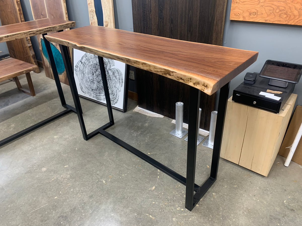 Walnut Wine Bar Table