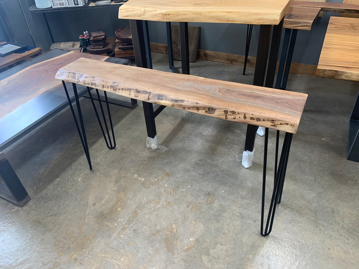 Walnut Console Table
