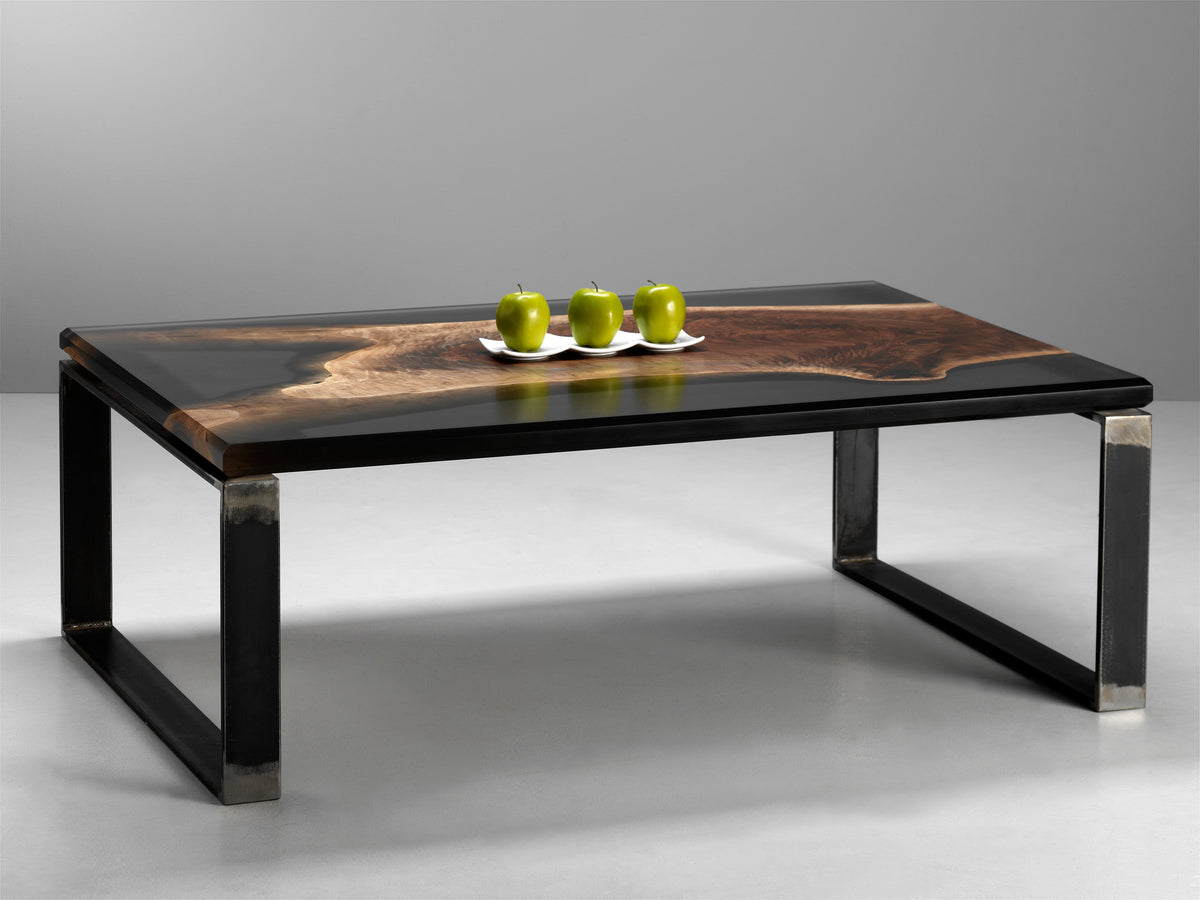 Walnut Epoxy Casted Coffee Table 141