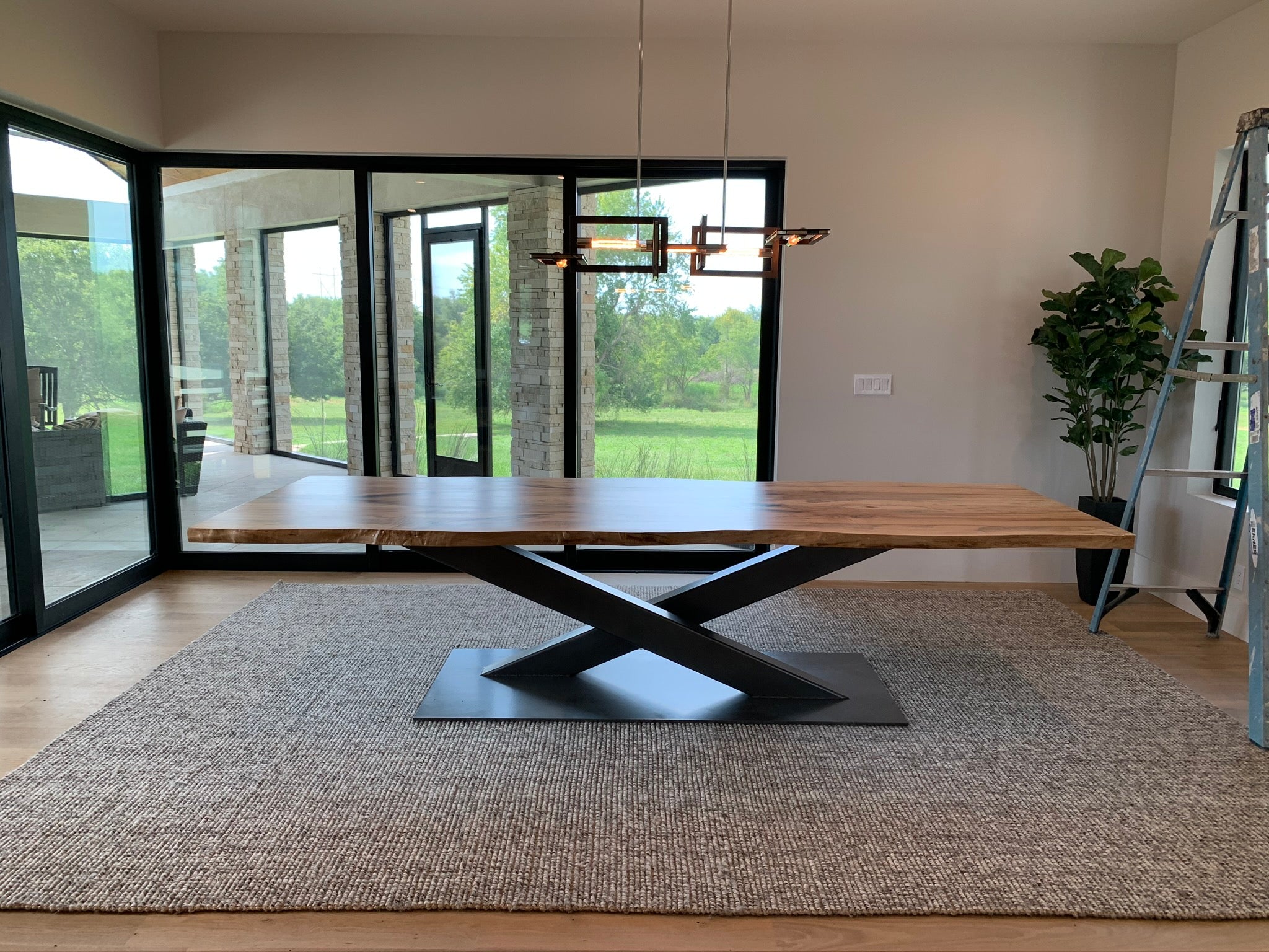Maple Dining Table 159 - KC Custom Hardwoods