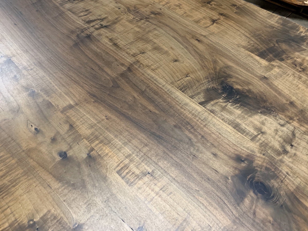 EBONIZED MAPLE DINING TABLE