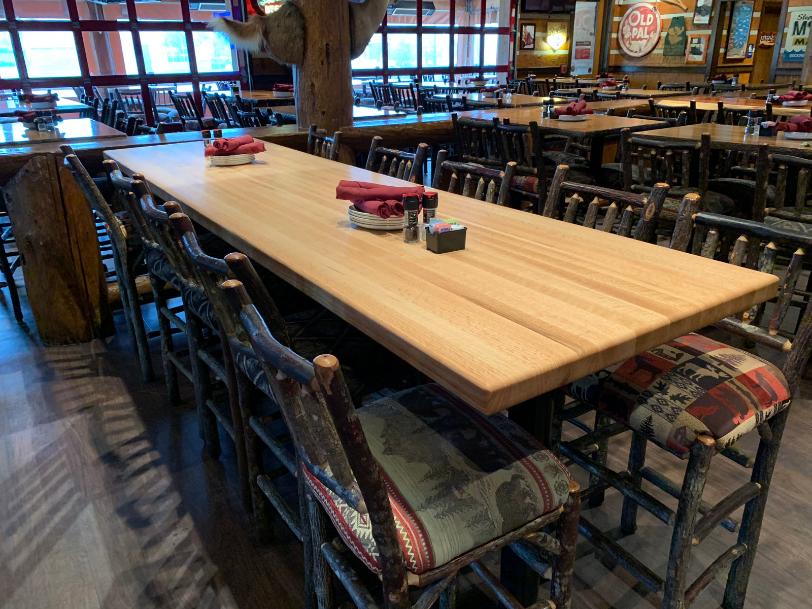 Red Oak Butcher Block table top