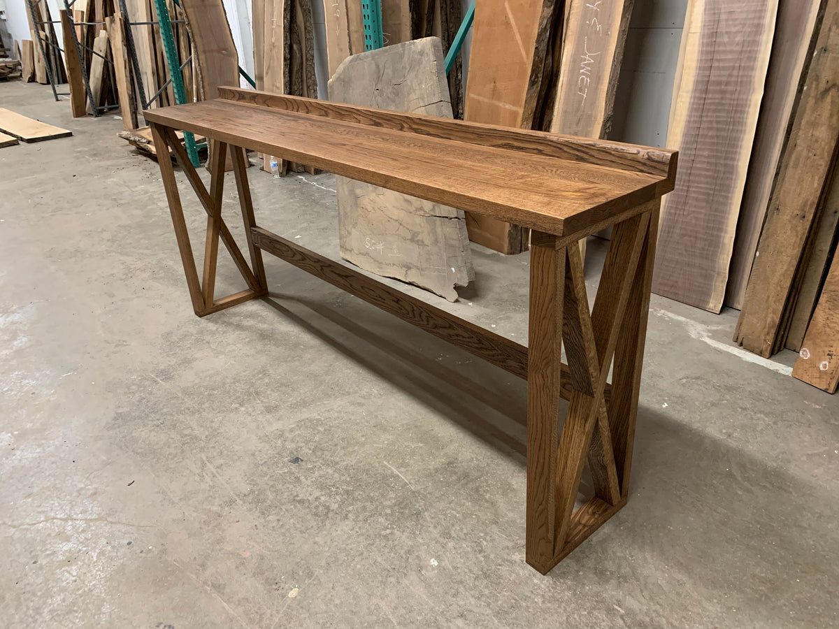 White Oak Sofa Bar